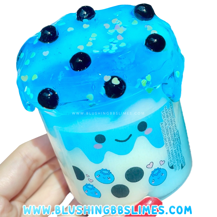 Blueberries & Cream Boba