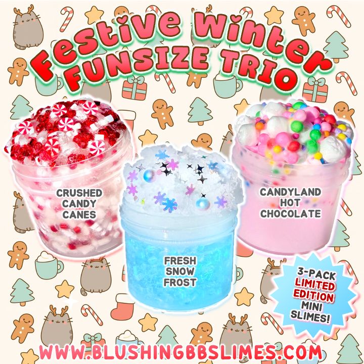 LAST CHANCE! Festive Winter Funsize Trio