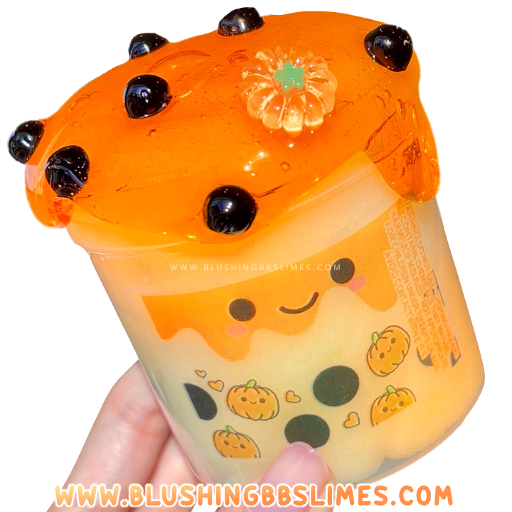 Pumpkin Milk Boba