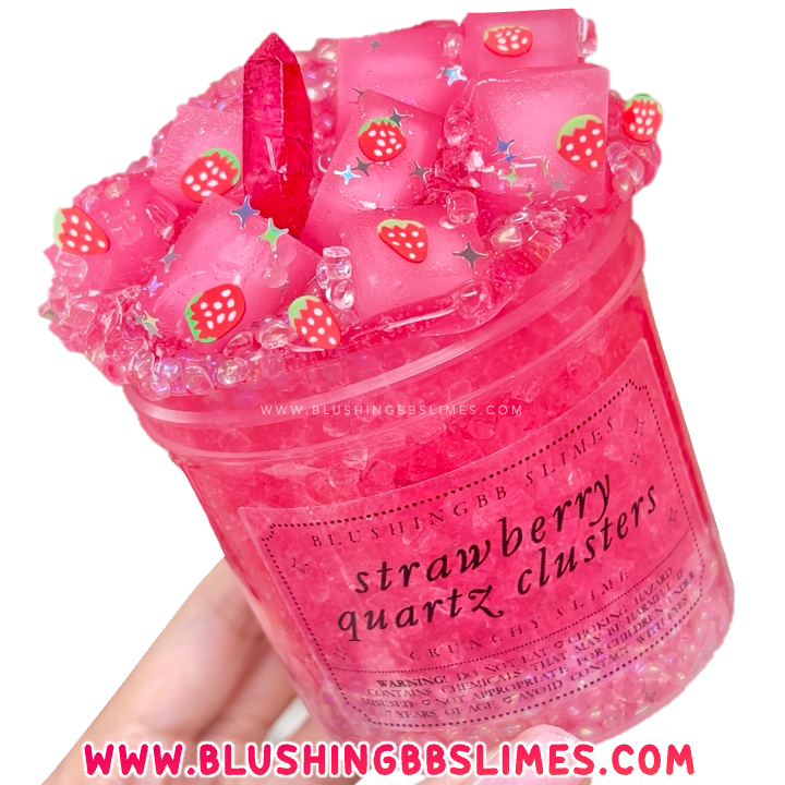 Strawberry Quartz Clusters