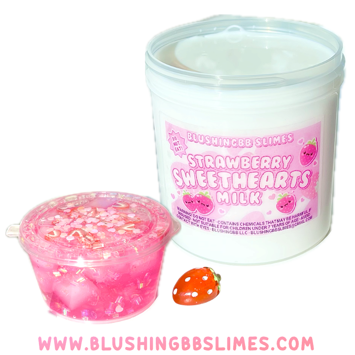 NEW! Strawberry Sweethearts Milk