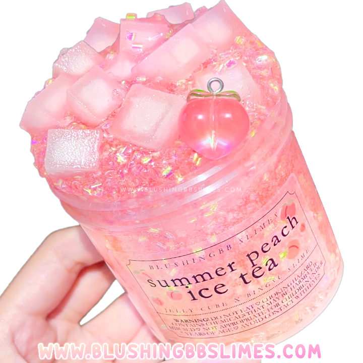 Summer Peach Ice Tea BlushingBB Slimes