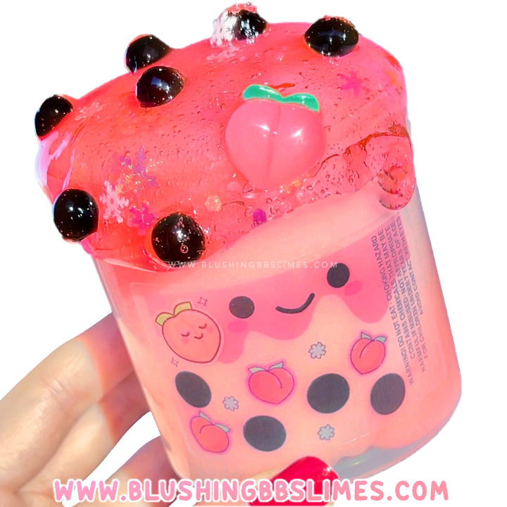 NEW! Winter Peach Frozen Boba